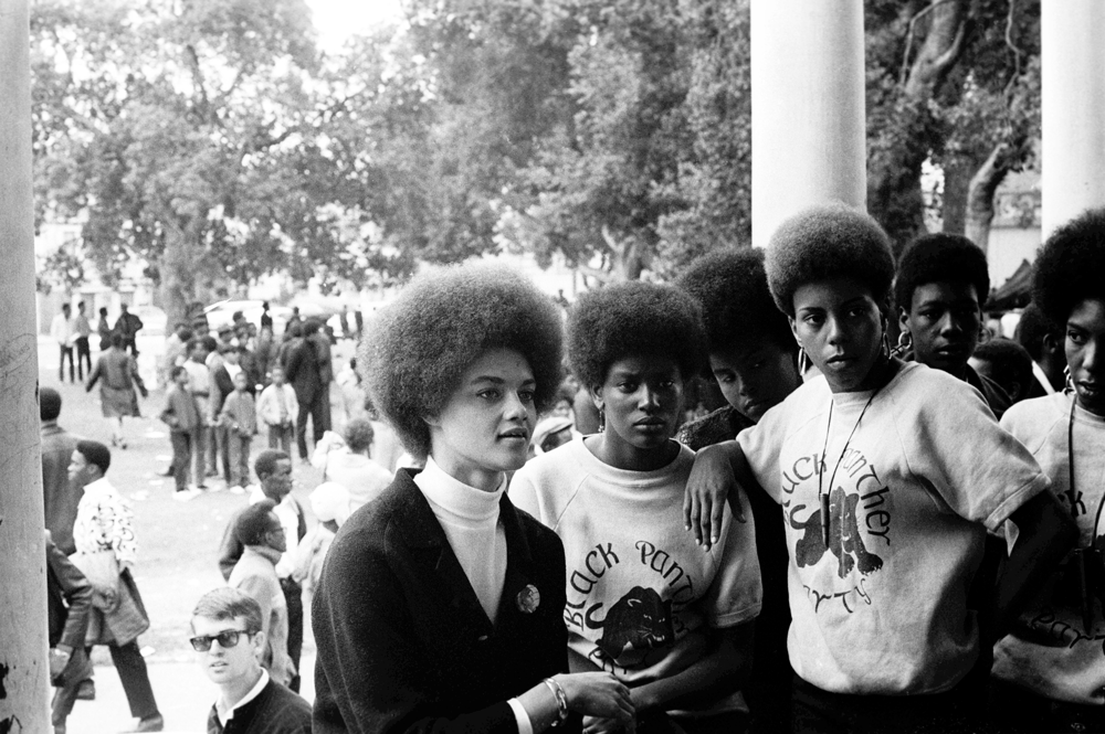 Black Panther womens (Jilchristina Vest, Rachel Wolfe-Goldsmith, Stephen Shames, Ericka Huggins) have played a significant role for the support of women in the Black Panther Party Oakland.